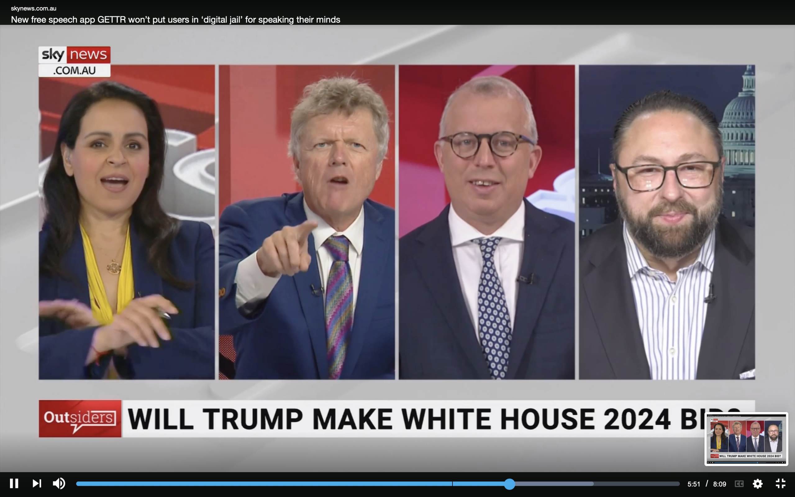 SKY News Host Rowan Dean “Trump 2024, de Santis 2028 and 2032. We’ve